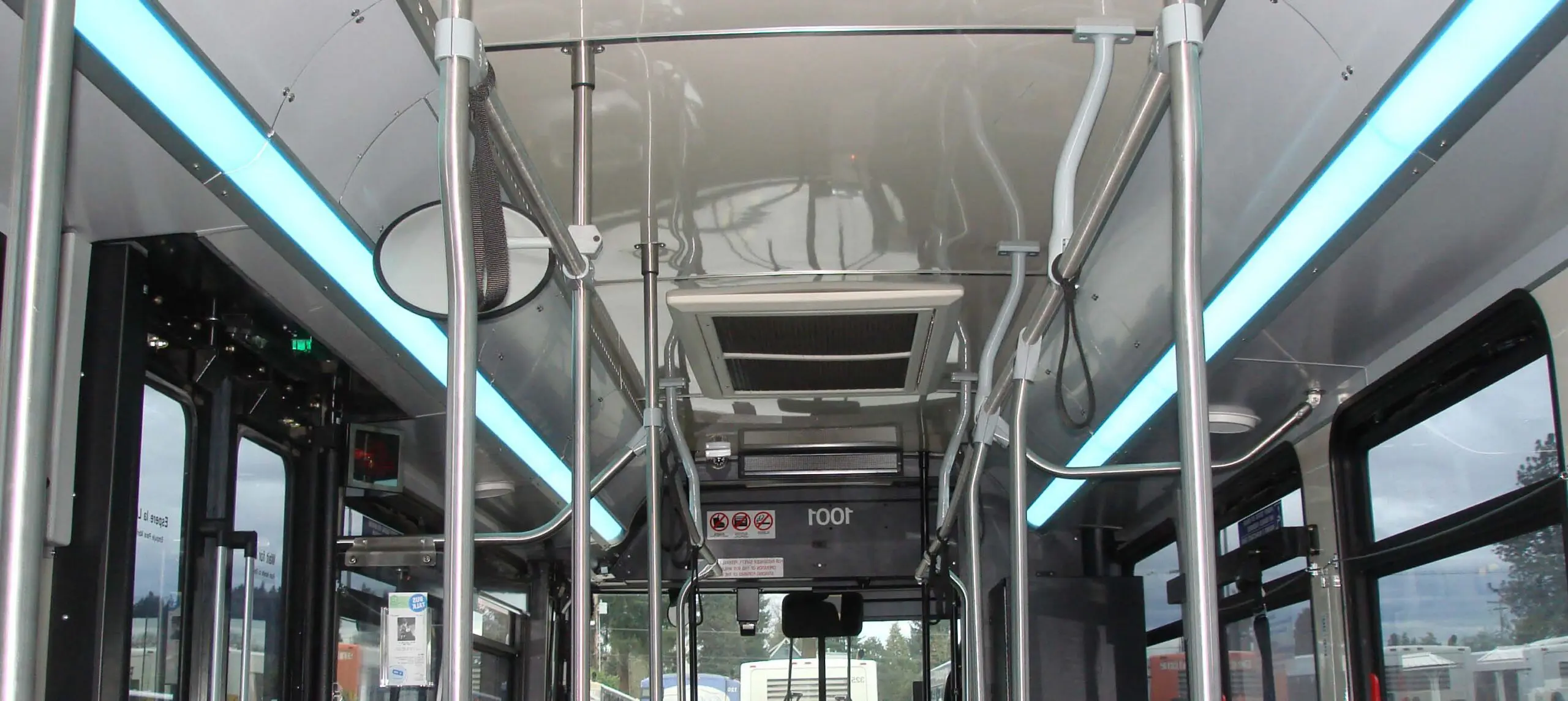 Public transit interior