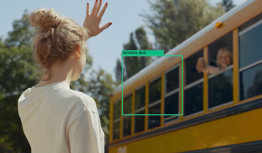 school bus boarding